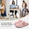 imageStelle Clogs for Women Mens Suede Soft Cork Footbed Sandals Arch Support Slip on Potato Shoes NonSlip ComfortRose Clay