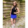 imageStelle Women Tennis Skirt Golf Skorts Athletic High Waisted with Pockets Inner Shorts Sport Workout Pleated PickleballRoyal Blue