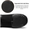 imageStelle Jazz Shoes for Girls and Boys SlipOn Leather Dance Shoes ToddlerLittle KidBig KidBlack