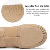 imageStelle Jazz Shoes for Girls and Boys SlipOn Leather Dance Shoes ToddlerLittle KidBig KidTan