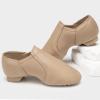 imageStelle Jazz Shoes for Girls and Boys SlipOn Leather Dance Shoes ToddlerLittle KidBig KidTan