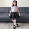 imageStelle School Shoes for Girls Mary Jane Uniform Dress Shoes Detachable Bow Chunky Ballerina Wedding LittleBig KidsPublack Pat