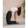 imageStelle Womens Wide Leg Yoga Pants Soft High Waisted Sweatpants Stretch Lounge Bottom with Pockets 28quot InseamAblack