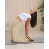 imageStelle Womens Wide Leg Yoga Pants Soft High Waisted Sweatpants Stretch Lounge Bottom with Pockets 28quot InseamBeige