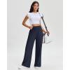 imageStelle Womens Wide Leg Yoga Pants Soft High Waisted Sweatpants Stretch Lounge Bottom with Pockets 28quot InseamBnavy