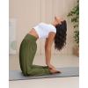 imageStelle Womens Wide Leg Yoga Pants Soft High Waisted Sweatpants Stretch Lounge Bottom with Pockets 28quot InseamOlive Green