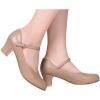 imageStelle Character Shoes for Women Dance Shoes 15quot2quot Ankle Strap Dancing Heels for Ballroom Salsa Tango Flamenco Latin15tan