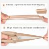 imageStelle Leather Half Soles Dance Shoes Womens Lyrical Pirouette Turners Dance Shoes for Turning GirlsBoysMenAdultSand