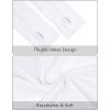 imageStelle Women Workout Shirts Seamless Long Sleeve Yoga Tops with Thumb Holes for Sports Running Breathable Athletic Slim FitWhite