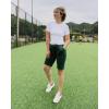 imageStelle Womens 7quot10quot Cotton Bermuda Shorts Knee Length Comfy Lounge Athletic Sweat Shorts with Deep Pockets10 Green