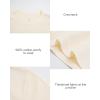 imageStelle Womens Cotton TShirts Crewneck Short Sleeve Basic Tees Summer Casual Solid Crop TopsCreme