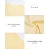 imageStelle Womens Cotton TShirts Crewneck Short Sleeve Basic Tees Summer Casual Solid Crop TopsVanilla