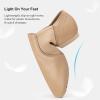 imageStelle Jazz Shoes for Women Men Leather Upper Slipon Dance Shoes UnisexTan