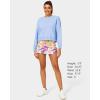 imageStelle Cropped Sweatshirts for Women Cotton Long Sleeve Crop Tops Crewneck Pullover Oversized SweaterBaby Blue