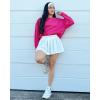 imageStelle Cropped Sweatshirts for Women Cotton Long Sleeve Crop Tops Crewneck Pullover Oversized SweaterCosmopolitan