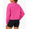 imageStelle Cropped Sweatshirts for Women Cotton Long Sleeve Crop Tops Crewneck Pullover Oversized SweaterCosmopolitan