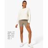 imageStelle Cropped Sweatshirts for Women Cotton Long Sleeve Crop Tops Crewneck Pullover Oversized SweaterOffwhite