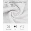 imageStelle Cropped Sweatshirts for Women Cotton Long Sleeve Crop Tops Crewneck Pullover Oversized SweaterUltra Light Grey