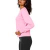 imageStelle Cropped Sweatshirts for Women Cotton Raglan Sleeve Crop Tops Crewneck Pullover Sweat ShirtsBubblegum