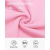 imageStelle Cropped Sweatshirts for Women Cotton Raglan Sleeve Crop Tops Crewneck Pullover Sweat ShirtsBubblegum