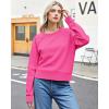 imageStelle Cropped Sweatshirts for Women Cotton Raglan Sleeve Crop Tops Crewneck Pullover Sweat ShirtsCosmopolitan