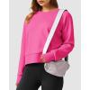 imageStelle Cropped Sweatshirts for Women Cotton Raglan Sleeve Crop Tops Crewneck Pullover Sweat ShirtsCosmopolitan