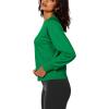 imageStelle Cropped Sweatshirts for Women Cotton Raglan Sleeve Crop Tops Crewneck Pullover Sweat ShirtsKelly Green