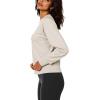 imageStelle Cropped Sweatshirts for Women Cotton Raglan Sleeve Crop Tops Crewneck Pullover Sweat ShirtsOat Milk