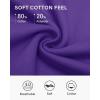 imageStelle Cropped Sweatshirts for Women Cotton Raglan Sleeve Crop Tops Crewneck Pullover Sweat ShirtsPurple