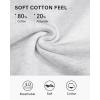 imageStelle Cropped Sweatshirts for Women Cotton Raglan Sleeve Crop Tops Crewneck Pullover Sweat ShirtsUltra Light Grey