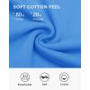 imageStelle Cropped Sweatshirts for Women Cotton Raglan Sleeve Crop Tops Crewneck Pullover Sweat ShirtsVibrant Blue