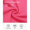 imageStelle Cropped Sweatshirts for Women Cotton Raglan Sleeve Crop Tops Crewneck Pullover Sweat ShirtsWatermelon Sugar