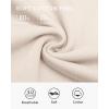 imageStelle Cropped Sweatshirts for Women Cotton Raglan Sleeve Crop Tops Crewneck Pullover Sweat ShirtsWhite Beige
