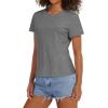 imageStelle Women T Shirts Crew Neck Short Sleeve Shirts Soft Summer Classic Fit TeesDark Grey