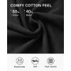 imageStelle Womens Modal Soft Crewneck Short Sleeve T Shirts Summer Casual Basic Tops TeesBlack