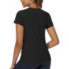 imageStelle Womens Modal Soft Crewneck Short Sleeve T Shirts Summer Casual Basic Tops TeesBlack