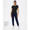 imageStelle Womens Modal Soft Crewneck Short Sleeve T Shirts Summer Casual Basic Tops TeesBlack