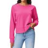 imageStelle Cropped Sweatshirts for Women Cotton Raglan Sleeve Crop Tops Crewneck Pullover Sweat ShirtsCosmopolitan