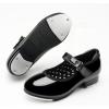 imageStelle Tap Shoes for Girls Boys Patent Leather Detachable Bow Dance ShoesToddlerLittle KidBig KidBlack