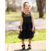 imageStelle Tap Shoes for Girls Boys Patent Leather Detachable Bow Dance ShoesToddlerLittle KidBig KidBlack