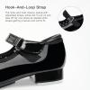 imageStelle Tap Shoes for Girls Boys Patent Leather Detachable Bow Dance ShoesToddlerLittle KidBig KidBlack