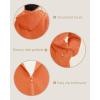 imageStelle Girls Athletic Sweatsuit 2 Pieces Sweatshirts and Pant Long Sleeve Zip Up with Pockets Outfits SetOrange