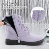 imageStelle Kids Boots Toddler Girl Boots DIY Combat Ankle Boots Side ZipperLilac