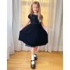 imageStelle Girls School Shoes Mary Jane Uniform Dress Flat Shoes Retro Style Oxford Church Music RecitalsLittleBig KidsBlack