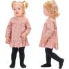 imageStelle Toddler Girls Tights Baby Cable Knit Thick Stockings Cotton Winter Warm Leggings Pantyhose 123 Pack1black