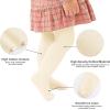 imageStelle Toddler Girls Tights Baby Cable Knit Thick Stockings Cotton Winter Warm Leggings Pantyhose 123 Pack1ivory