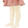 imageStelle Toddler Girls Tights Baby Cable Knit Thick Stockings Cotton Winter Warm Leggings Pantyhose 123 Pack1ivory