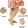 imageStelle Toddler Girls Tights Baby Cable Knit Thick Stockings Cotton Winter Warm Leggings Pantyhose 123 Pack1khaki