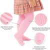imageStelle Toddler Girls Tights Baby Cable Knit Thick Stockings Cotton Winter Warm Leggings Pantyhose 123 Pack1pink