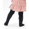 imageStelle Toddler Girls Tights Baby Cable Knit Thick Stockings Cotton Winter Warm Leggings Pantyhose 123 Pack2 White1 Black